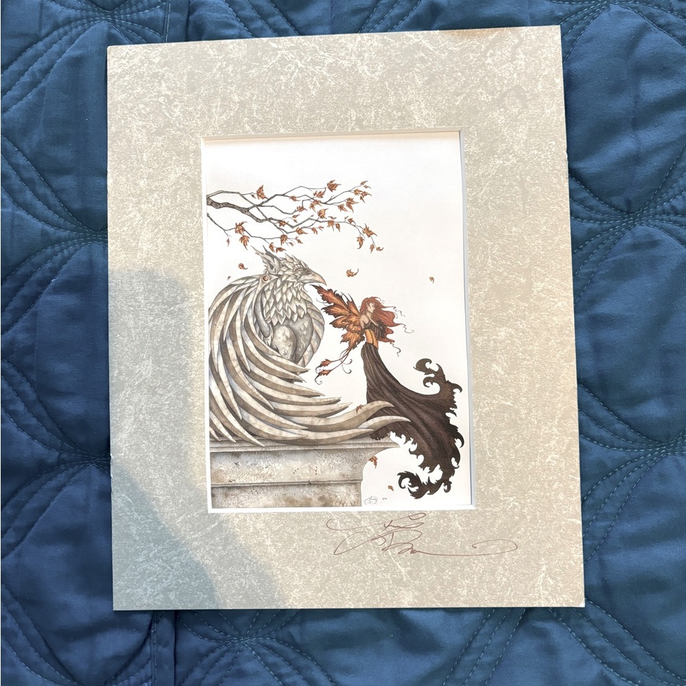 “Autumn Griffin” by Amy Brown *Matted & Signed*